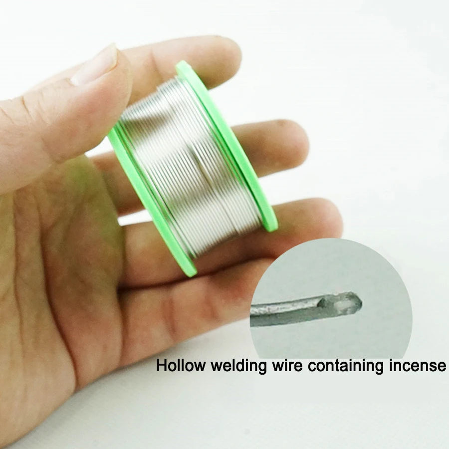 Lead-Free Solder Wire 99.7% Sn / 0.3% Cu — 2% Rosin Flux Core, Diameters 0.5/0.6/0.8/1.0mm, Reels 50g/100g/250g