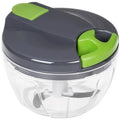 Manual Garlic Chopper Hand-Pull String Vegetable Cutter Onion Mincer Ginger & Nut Food Processor