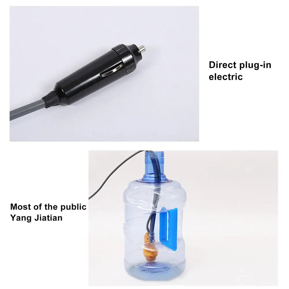 Portable Camping Shower Pump 12V-24V DC Brushless Motor Adjustable Flow 0–8 L/min Outdoor Shower Kit