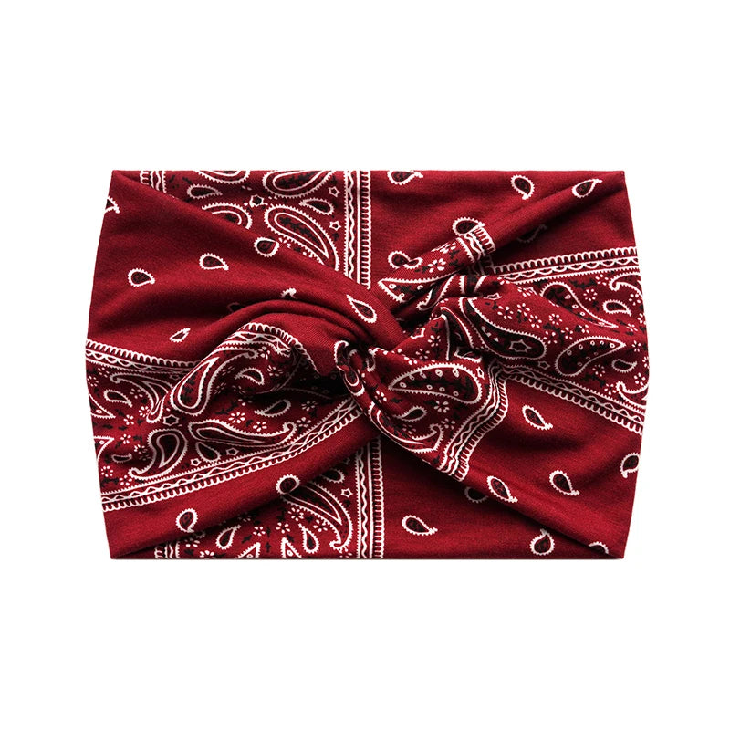 Extra Large Twisted Turban Headband for Women Wide Boho Yoga Workout Hair Band