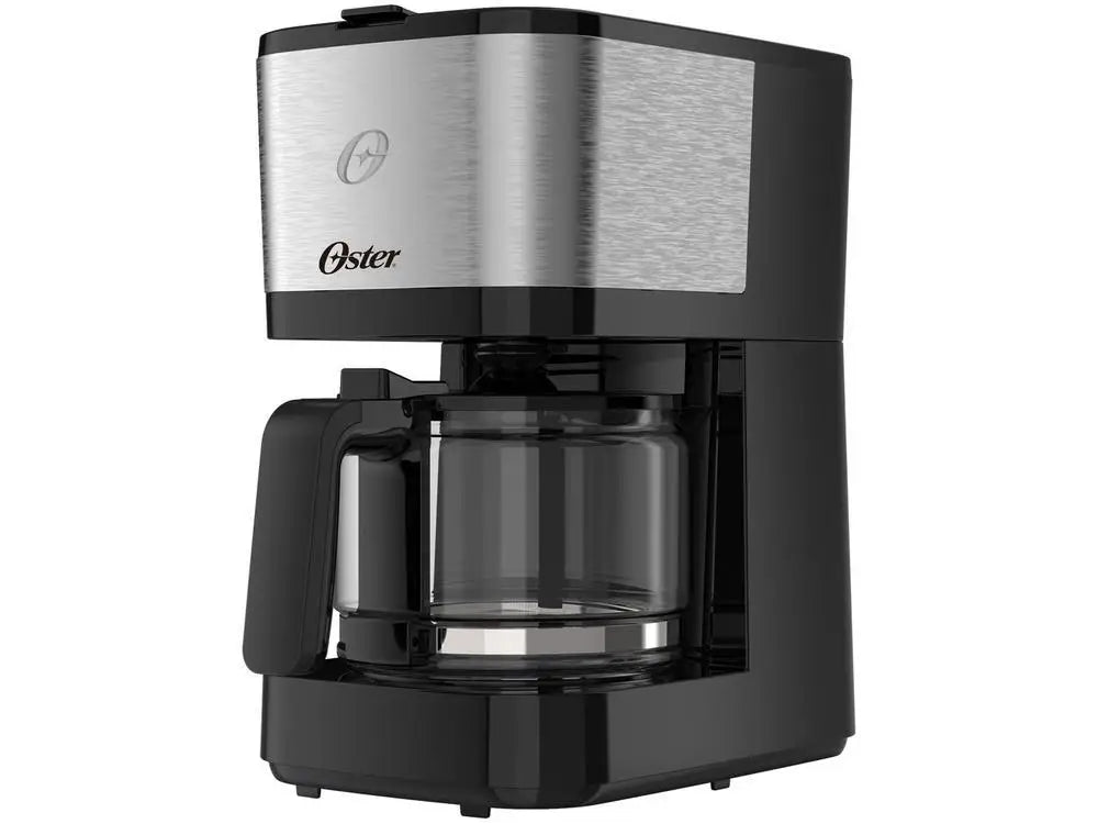 Compact 19-Cup Electric Coffee Maker with Glass Carafe & Reusable Filter - 110V