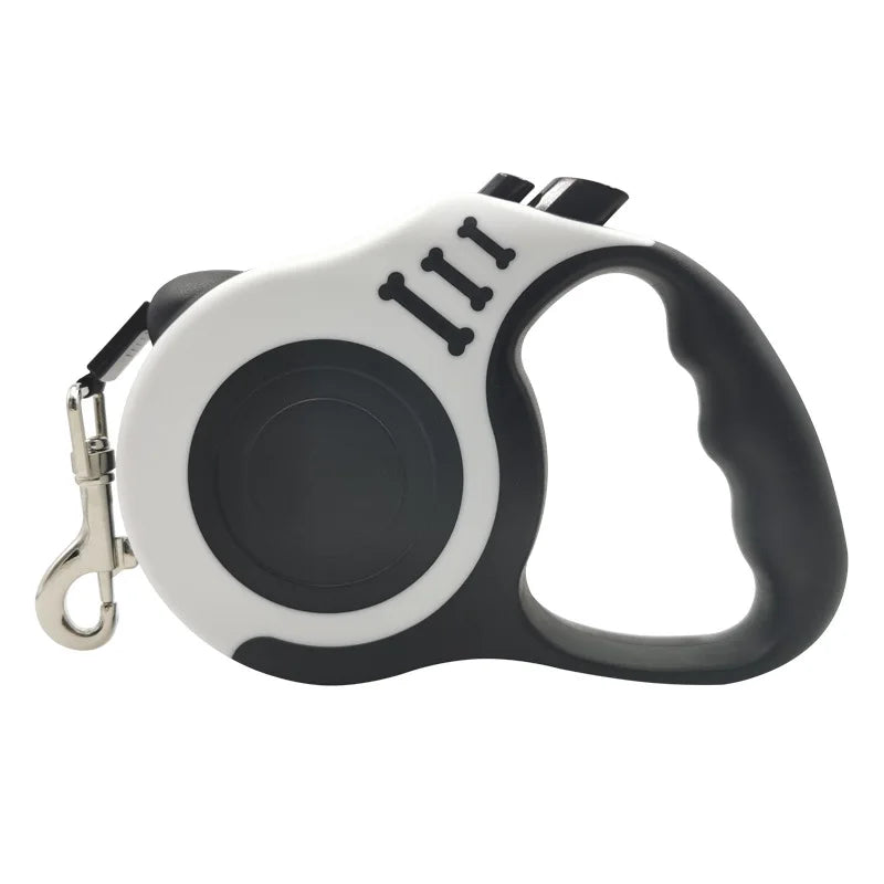 Retractable Dog Leash 3m / 5m (9.8ft / 16.4ft) Nylon Automatic Pet Lead for Small, Medium & Large Dogs and Cats