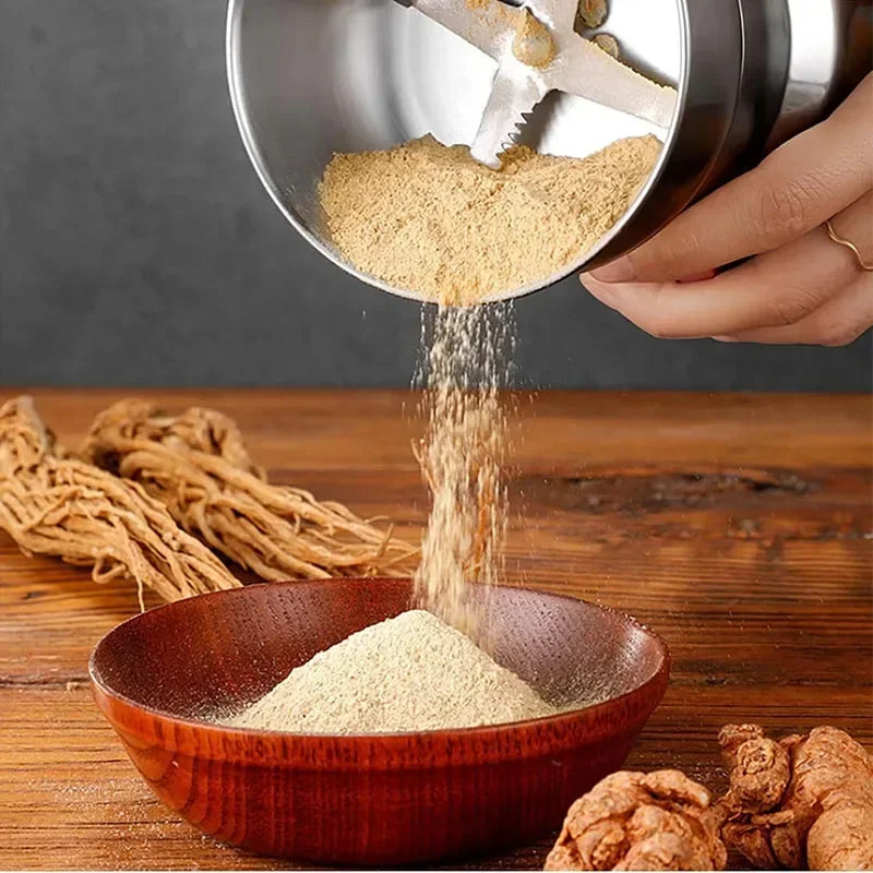 4-Blade Electric Coffee and Spice Grinder – Multifunction Nut, Bean and Grain Chopper for Home Kitchen