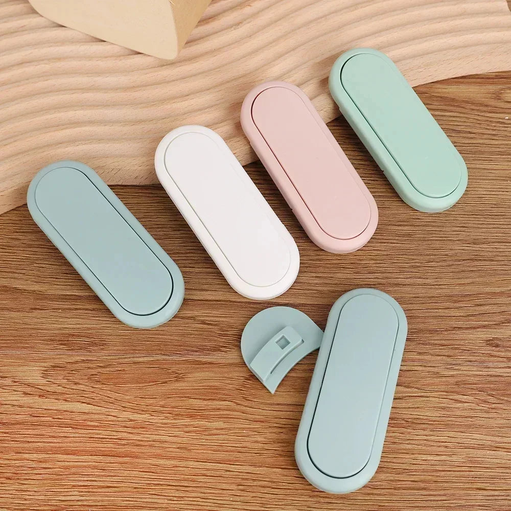 5-Pack Child Safety Cabinet Locks — Invisible Anti-Pinch Drawer & Wardrobe Latches for Baby & Toddler