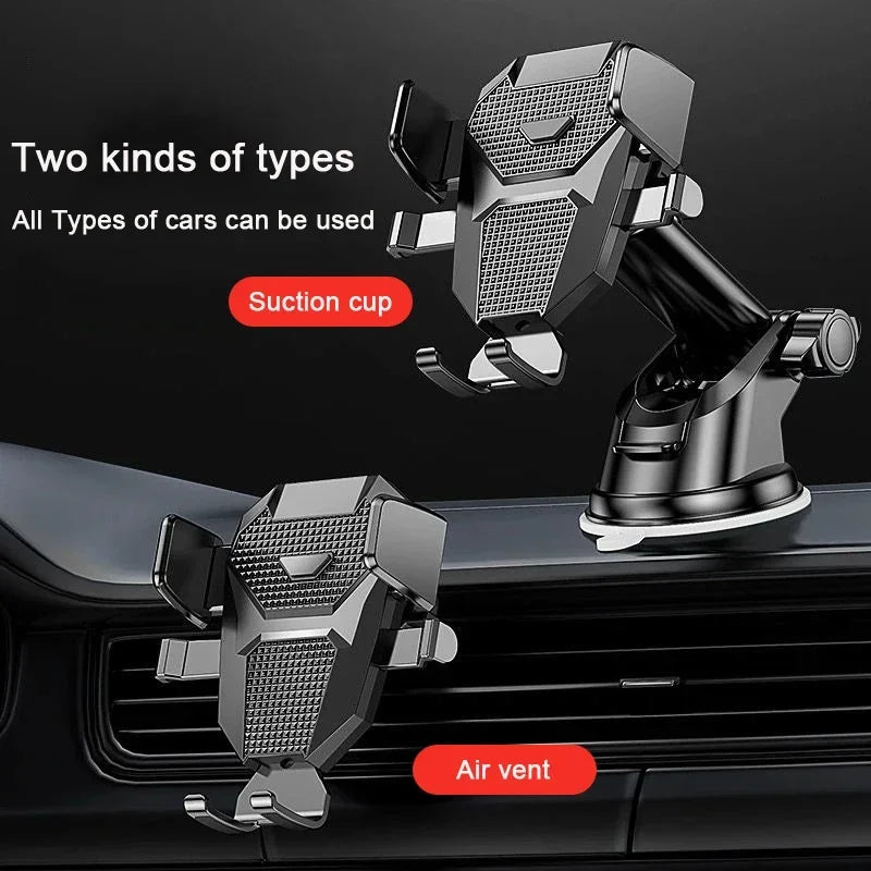 Universal Suction Car Phone Holder 360° Windshield & Dashboard Mount for iPhone, Samsung, Xiaomi