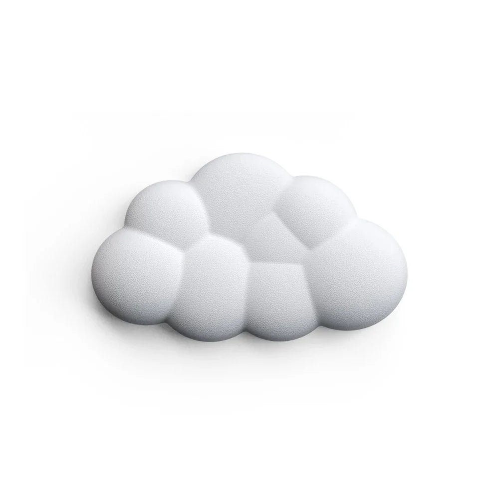 Cloud-Shaped Ergonomic Wrist Rest Mouse Pad – Anti-Slip Keyboard & Mouse Support, Long 430 x 110 mm (16.9 x 4.3 in) & Short 150 x 90 mm (5.9 x 3.5 in)