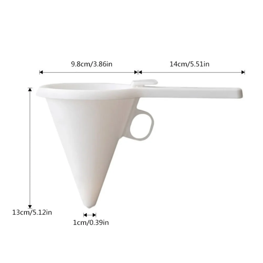 Adjustable Baking Funnel Tool – Handheld Pastry & Batter Dispenser, 9.8 cm (3.9 in) Opening