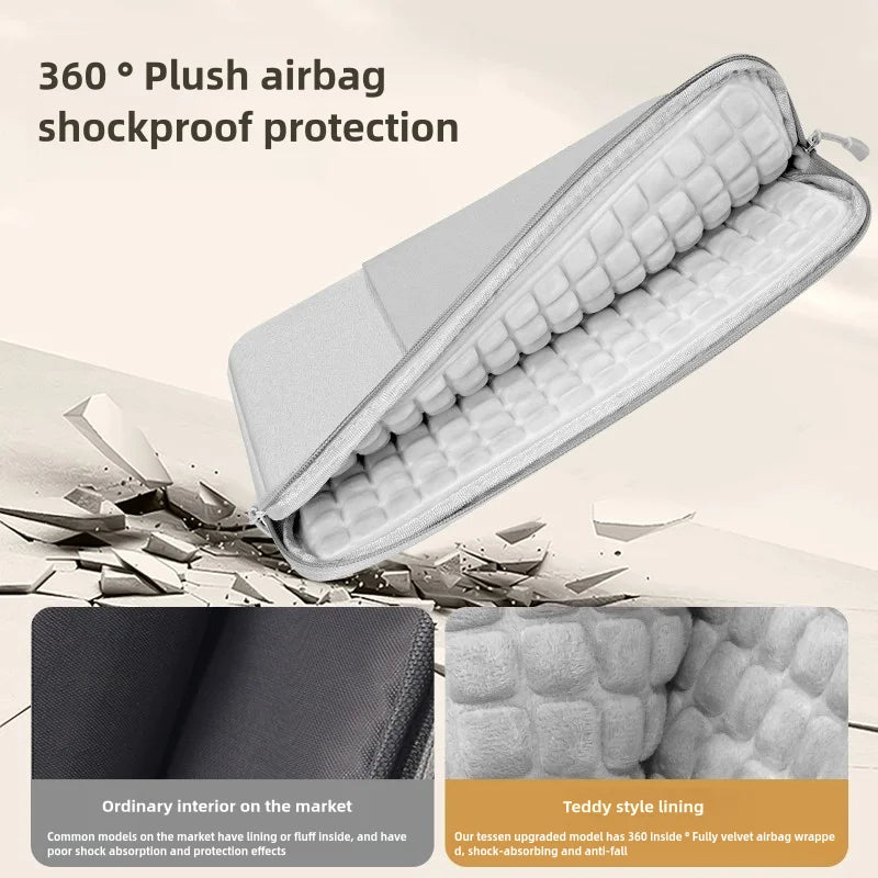 Universal Laptop Sleeve 11–16 Inch (28–41 cm) Polyester Zipper Notebook Case - Fits MacBook Air/Pro, Lenovo, Asus, HP, Dell