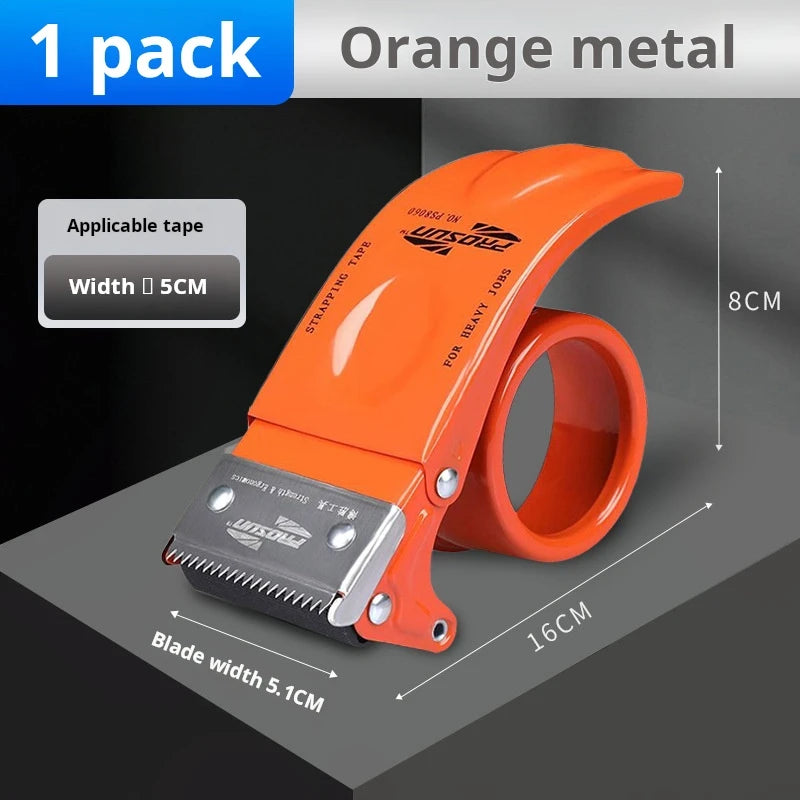 Heavy Duty Metal Packaging Tape Dispenser Handheld Packing Tape Gun for Shipping and Moving
