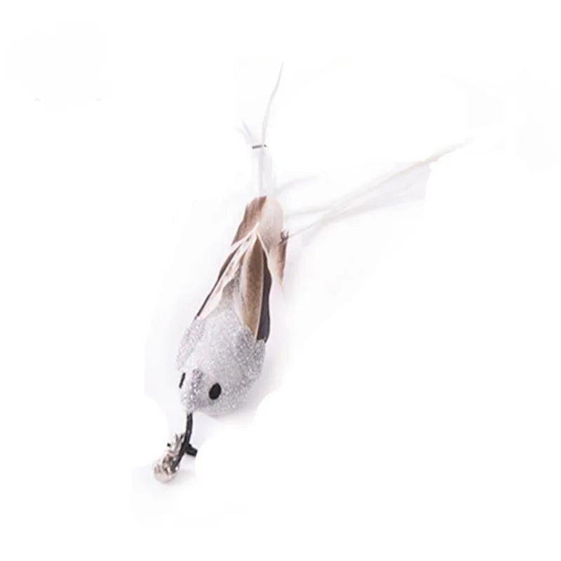 Interactive Feather Cat Toy – Feather Teaser for Cat Play & Exercise