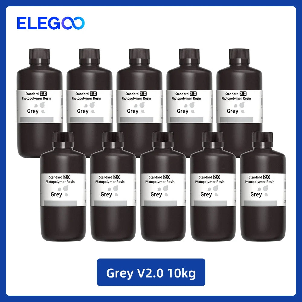 UV 3D Printing Resin 405nm, ABS-like, Water Washable, 8K Compatible for MSLA/DLP/LCD Printers