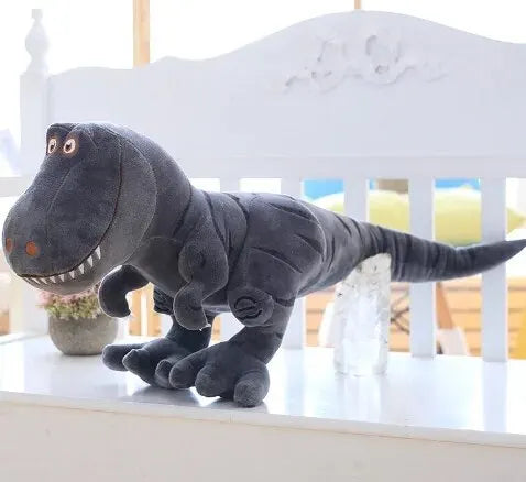 1pc 40cm (15.7in) Cartoon Dinosaur Plush Toy - Cute Tyrannosaurus Stuffed Doll for Kids Birthday Gift