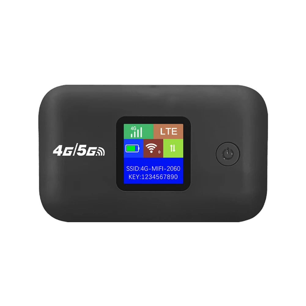 4G LTE Pocket Mobile WiFi Hotspot 150Mbps 2100mAh Portable SIM Slot Router for Travel & Car