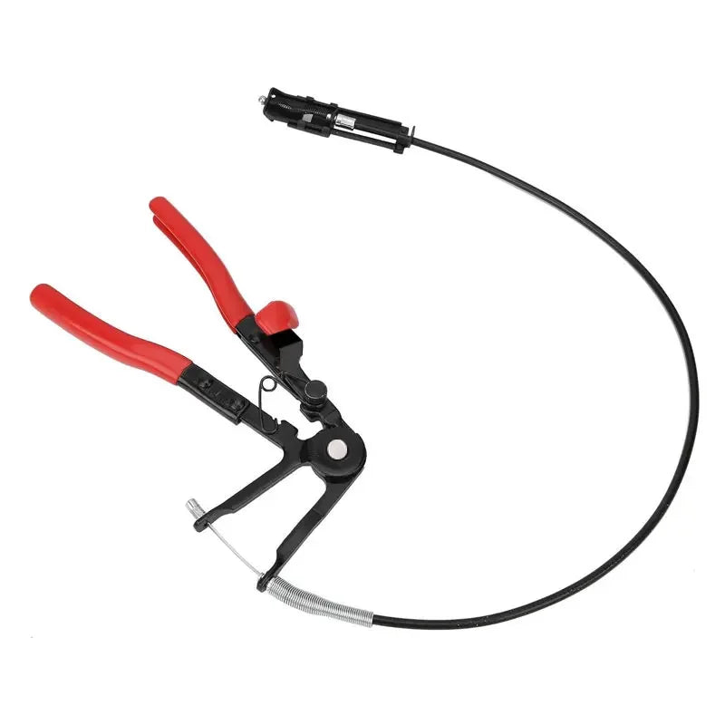 Long Reach Hose Clamp Pliers - Wire Spring Remover for Car Fuel, Oil and Coolant Hoses