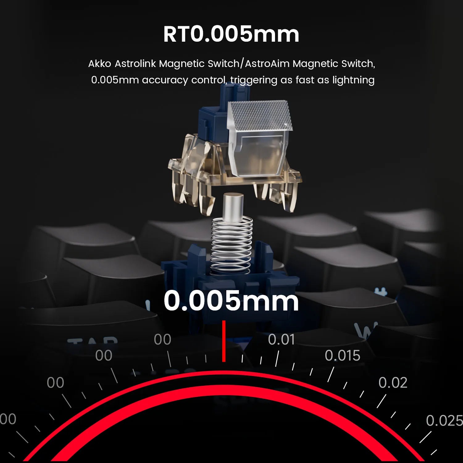 75% Magnetic-Switch Mechanical Gaming Keyboard, 83-Key Hot-Swap Wired - 8K Polling, 0.005mm Rapid Trigger, ARGB