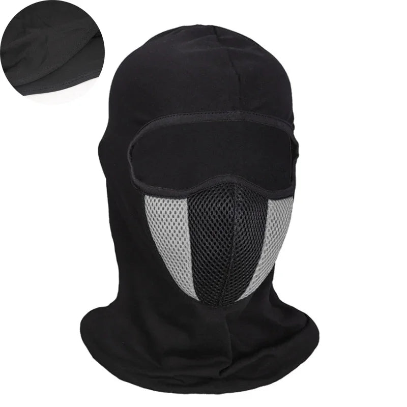 Breathable Motorcycle Balaclava Full-Face Mask Motocross Motorbike Riding Hood & Neck Gaiter