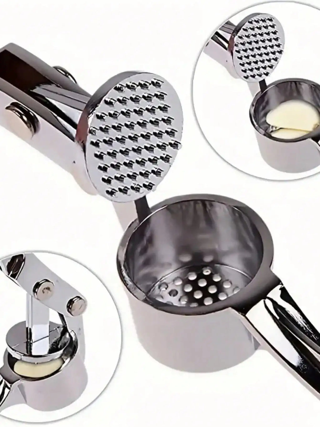 Washable Garlic Press & Ginger Crusher — Easy-Clean Garlic Masher | Eco-Friendly Kitchen Gadget