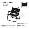 Folding Kermit Camping Chair – Portable Lightweight Carbon Steel Frame