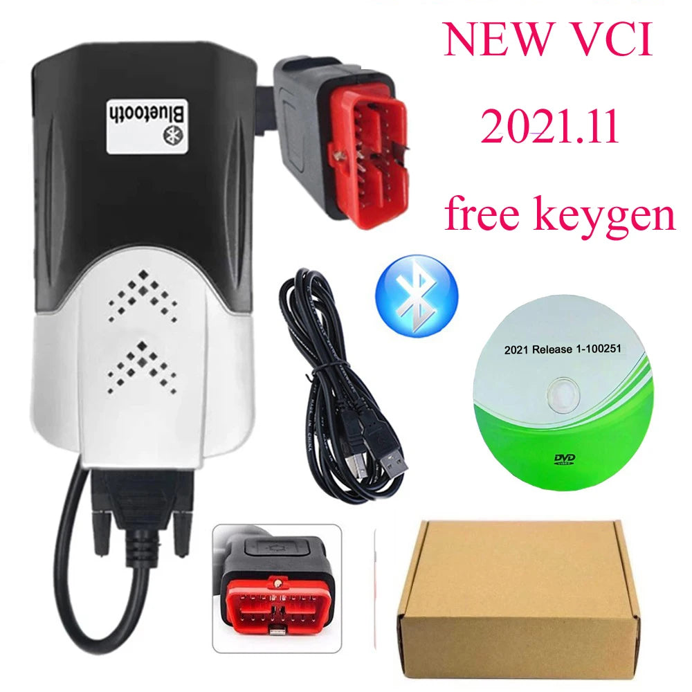 OBD2 OBD II Diagnostic Scanner for Cars & Trucks — Bluetooth USB Multi-Brand Diagnostic Tool