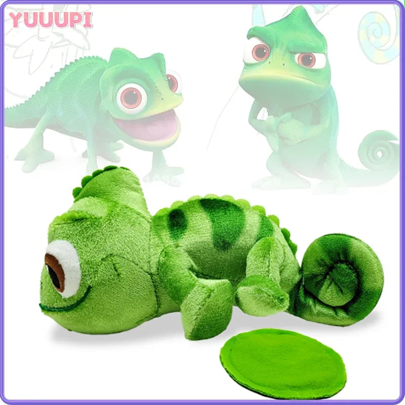 Pascal Rapunzel Chameleon Plush Doll 15 cm (5.9 in) Shoulder Stuffed Animal - Kids Gift
