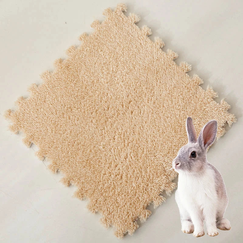 30 x 30 cm (11.8 x 11.8 in) EVA Foam Pet Warming Pad — Soft Fleece Sleeping Mat for Guinea Pigs, Hamsters, Rabbits (1–10 pcs)