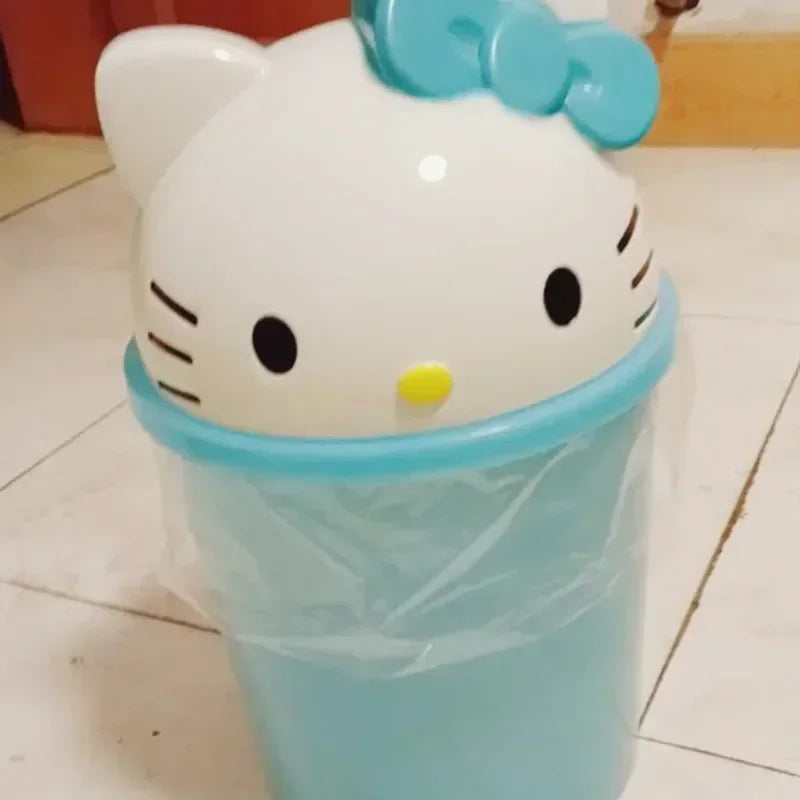 Kawaii Cat PVC Collectible Figurine 1/12 Scale — 21 cm (8.3") & 37 cm (14.6") — Pink/Blue/Green