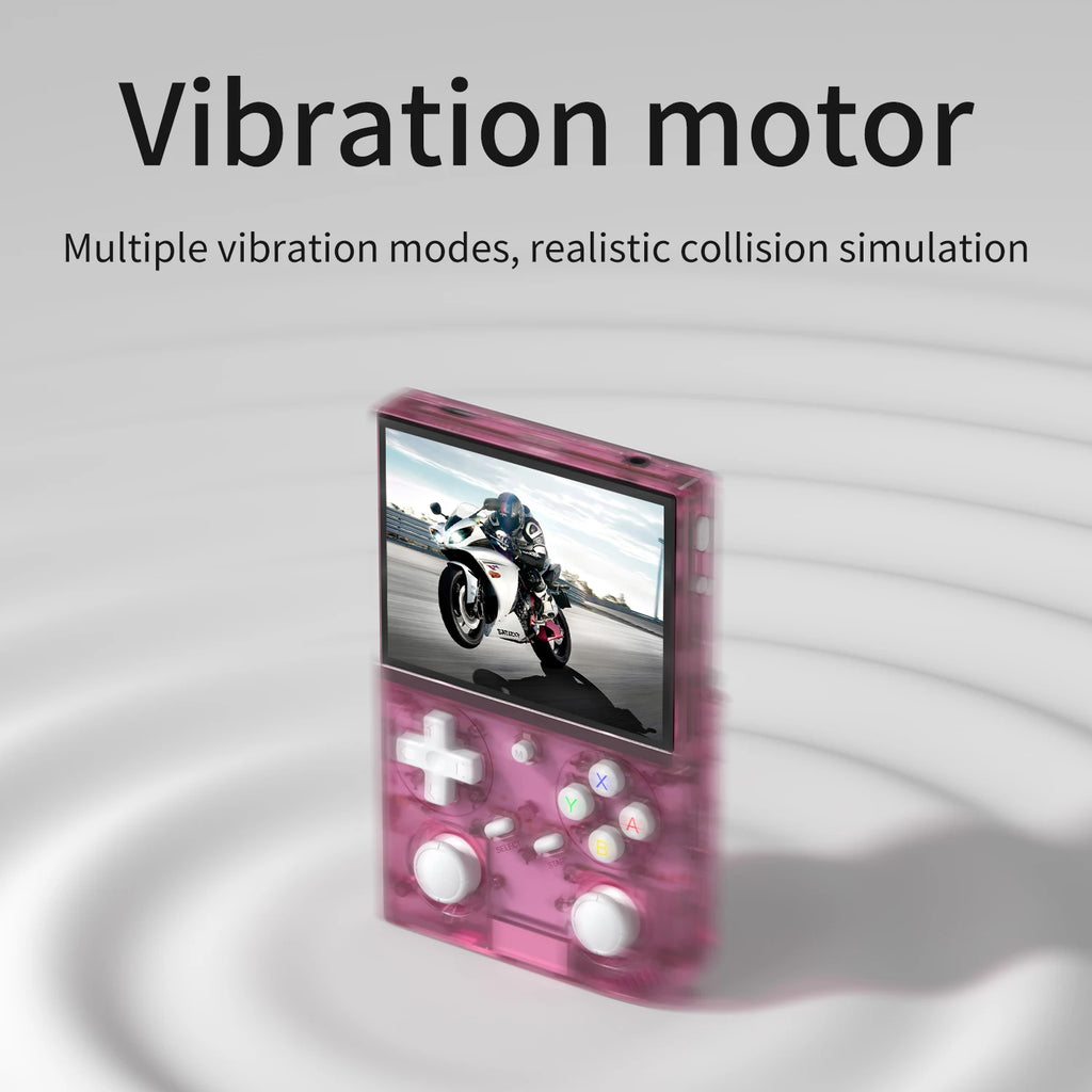 Retro Handheld Game Console 3.5-inch IPS 640x480 Linux 64-bit Quad-Core Portable Pocket Player 64GB 4000+ Games