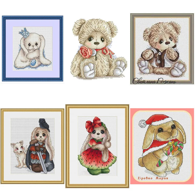 Counted Cross Stitch Kit – Christmas Needlework DIY Decoration