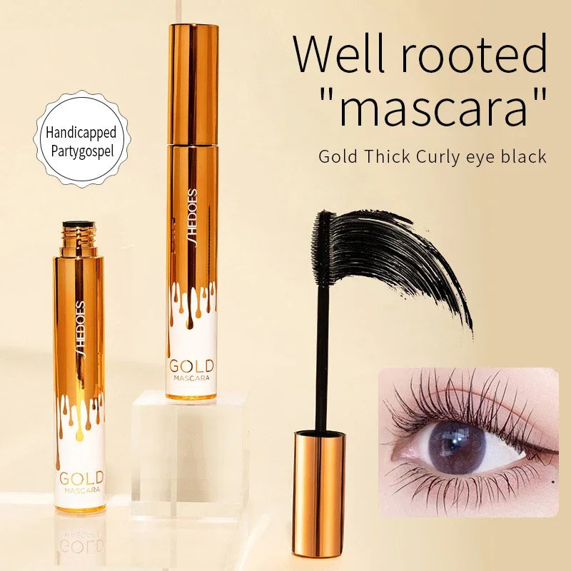 3D Lengthening Waterproof Mascara – Curling, Smudge‑Proof Lash Extension Effect, Black