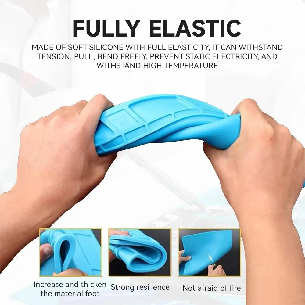 Silicone Soldering Work Mat Heat-Resistant to 932°F (500°C) Anti-Static Magnetic Repair Mat for Electronics, Phones, Laptops & Watches