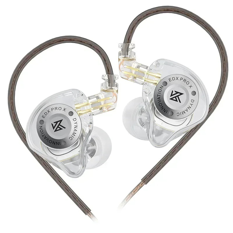 Dynamic Drive In-Ear Wired Earphones - HiFi Bass DJ Monitor Earbuds with Detachable 2-Pin Cable, 3.5mm