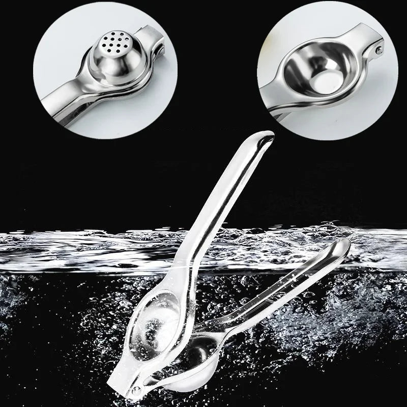 Stainless Steel Lemon Squeezer Manual Citrus Press - Handheld Lemon & Orange Juicer 8.3 x 2.6 in (21 x 6.5 cm)