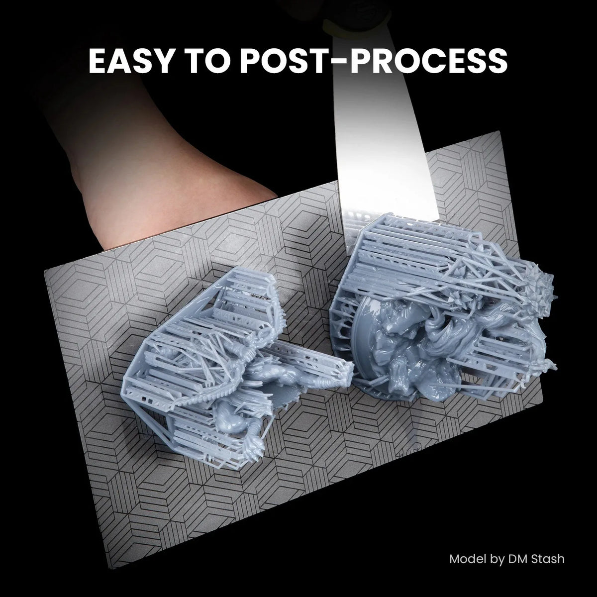 UV 3D Printing Resin 405nm, ABS-like, Water Washable, 8K Compatible for MSLA/DLP/LCD Printers