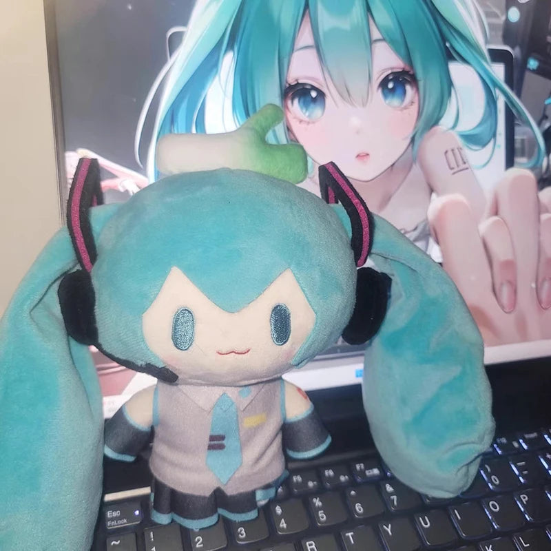 Hatsune Miku Kawaii Q-Version Plush Figure 15 cm (5.9 in) Mini Anime Doll Collectible Gift for Girls