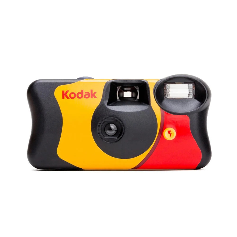 35mm Waterproof Disposable Film Camera with Flash — 27/39 Exposures Single-Use Point-and-Shoot