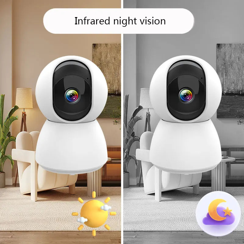 4MP WiFi Indoor PT Camera — Tuya Smart Home IP Security Camera with AI Auto Tracking, Two-Way Audio & Night Vision — Baby Monitor (2.4GHz)