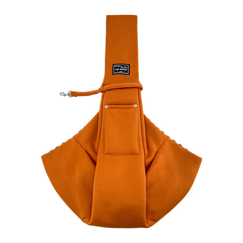 Portable Pet Shoulder Carrier with Phone Pocket – Travel Handbag for Small Dogs & Cats