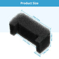 8-Pack Black Foam Sponge Filters for Pet Water Fountain – Replacement Filters for Cat & Dog Drinking Fountains
