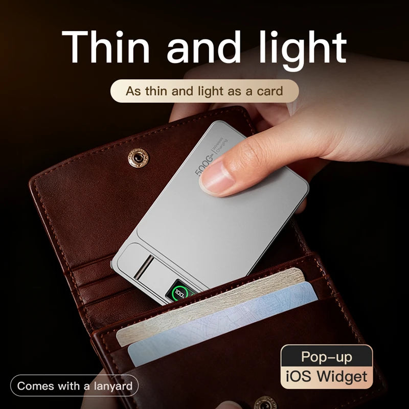 200,000mAh Slim Magnetic Power Bank — MagSafe-Compatible Wireless 20W Fast Charging Portable Battery