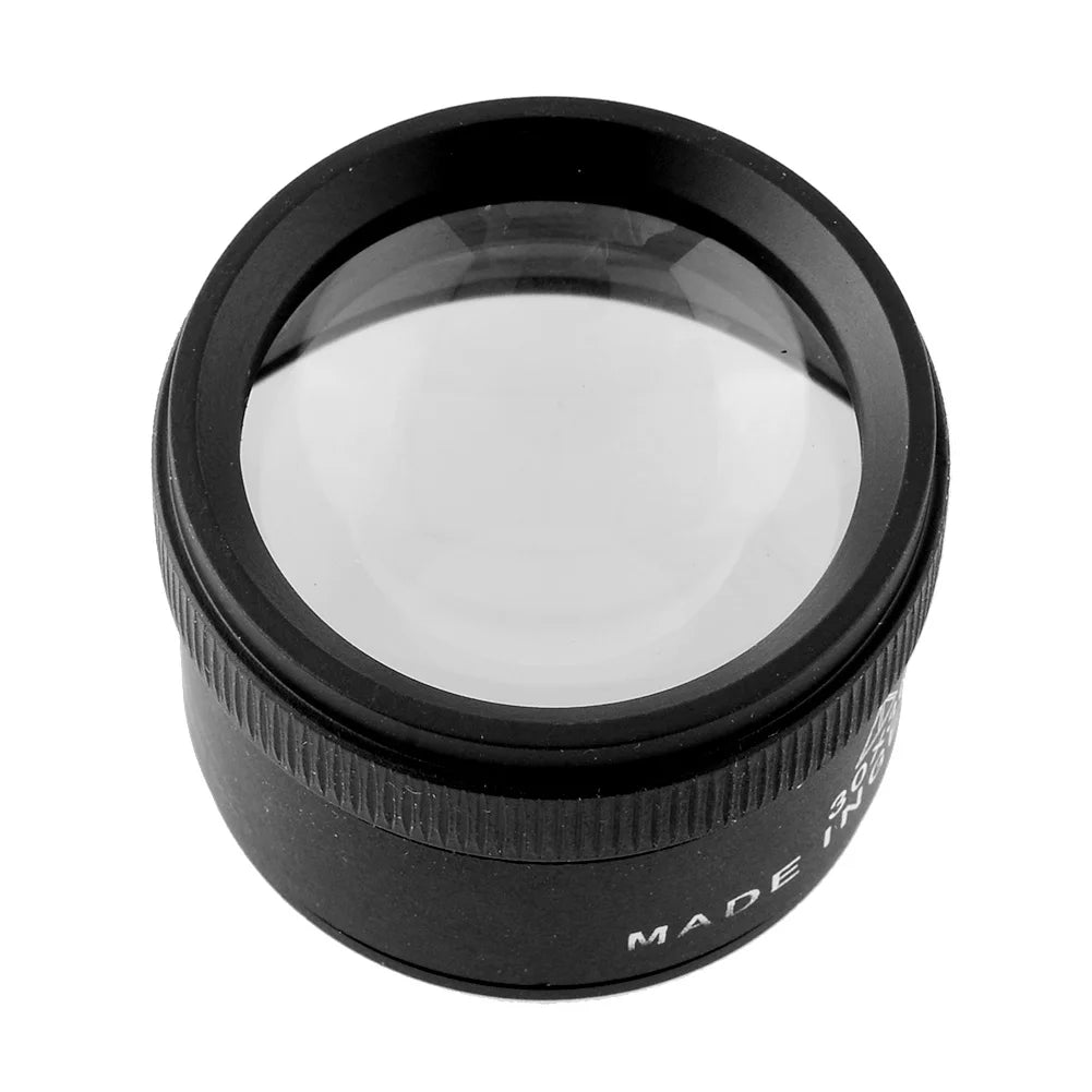30X (36mm / 1.42in) Foldable Jewelry Loupe Magnifier - Glass Lens for Coins, Stamps & Jewelry Inspection