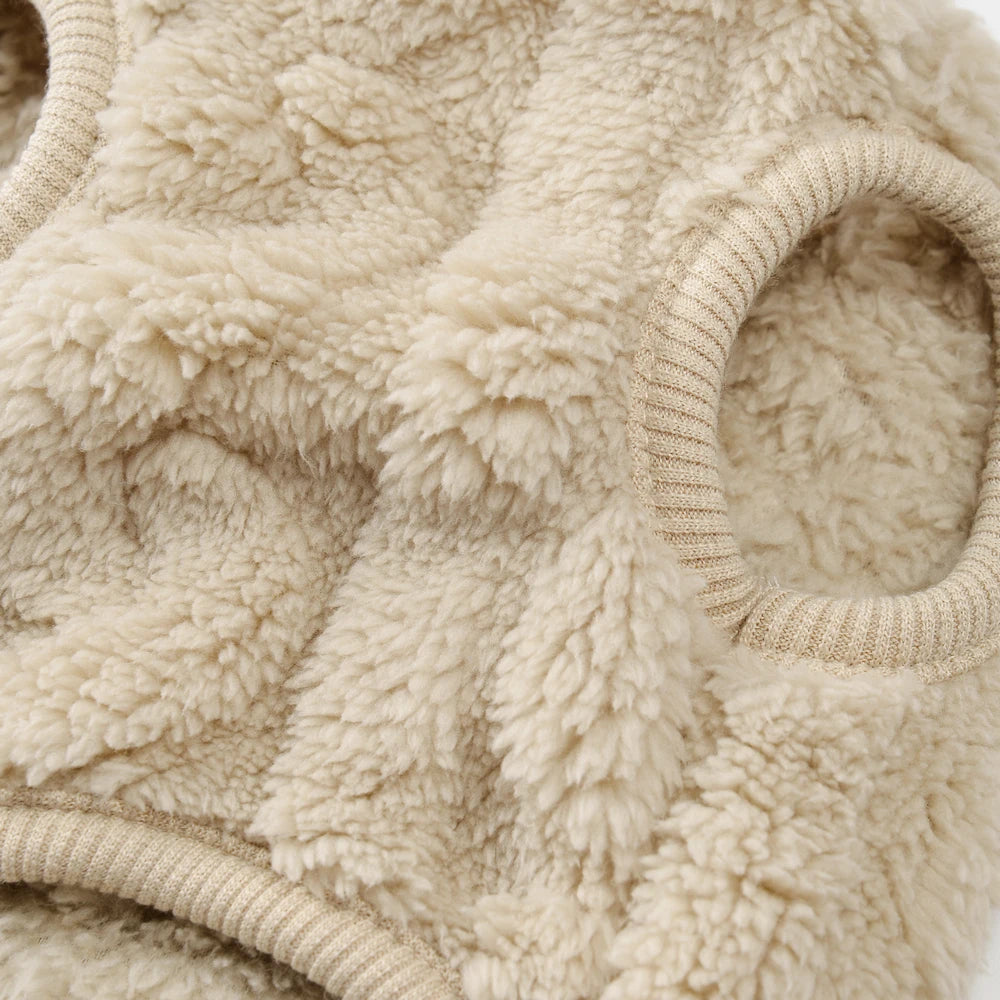 Soft Fleece Dog & Cat Sweater - Warm Autumn Winter Puppy Vest, Sizes XS-XL (7.9-15.7 in / 20-40 cm)