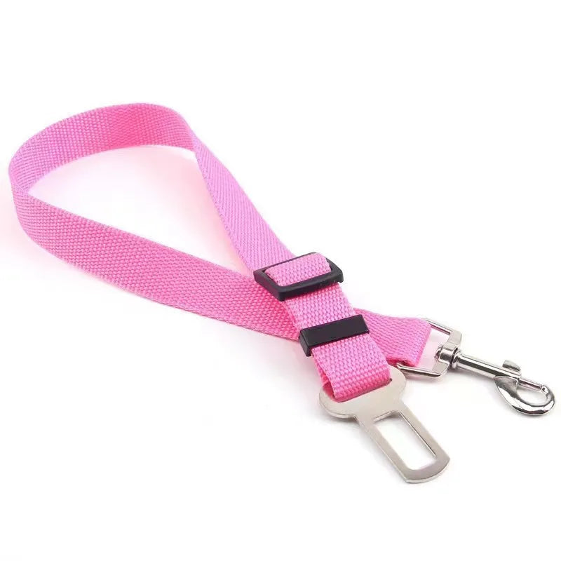 Adjustable Pet Car Seat Belt for Dogs & Cats – Universal Safety Buckle, 17.7–28.3 in (45–72 cm)