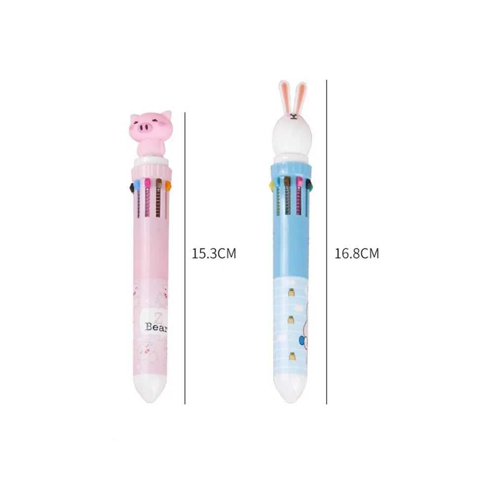 5-20 Pcs 10-Color Cartoon Pens for Kids - Party Favors & Birthday Gift Pack