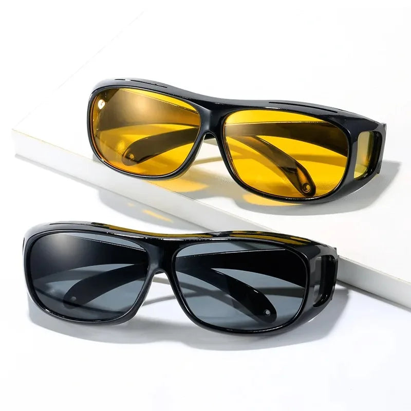 Night Vision Driving Glasses – Unisex UV Protection Sunglasses for Night Car Driving