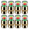 Tire Pressure Indicator Valve Caps for Car Motorcycle Bicycle (1/4/8 Pack)
