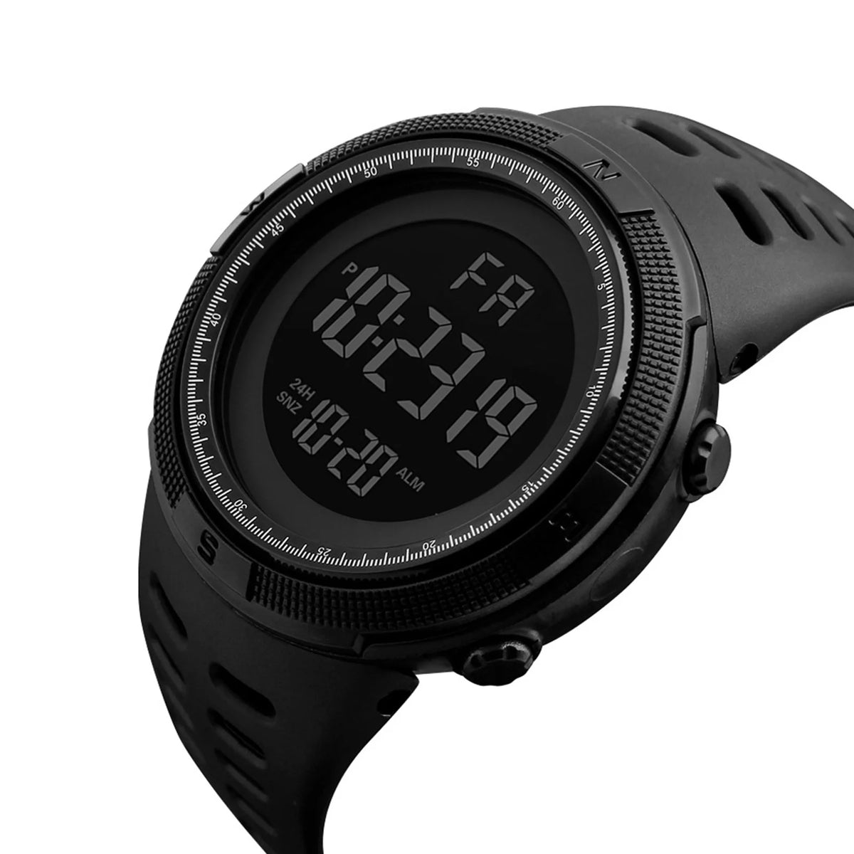 Men's Digital Sports Watch Waterproof Luminous Stopwatch Alarm for Running Climbing Fishing