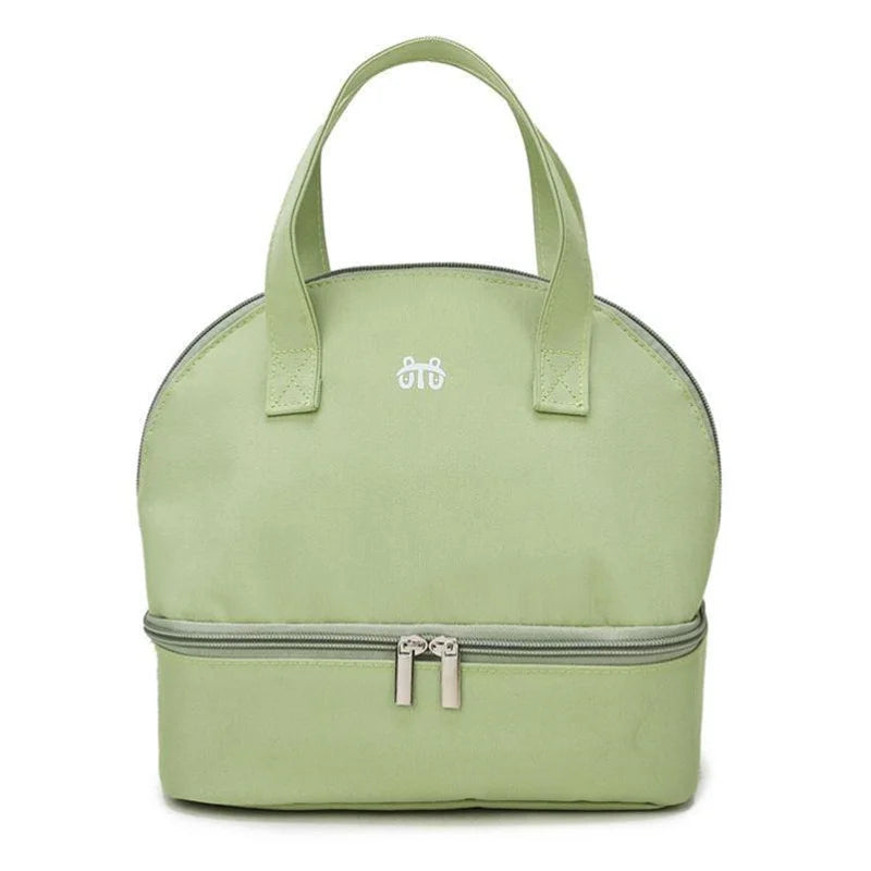 Insulated Double-Layer Large Capacity Mommy Bag – Travel Picnic Diaper & Lunch Backpack