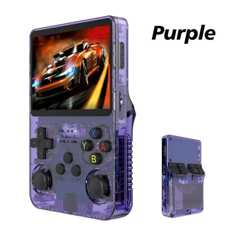 Retro Handheld Game Console 3.5-inch (8.9 cm) IPS Screen Portable Linux Video Player - 64GB/128GB, 15,000 Games