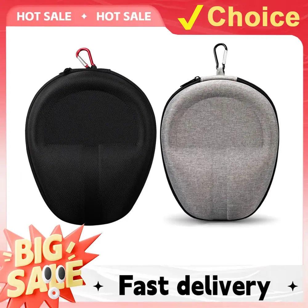 Protective Carrying Case for Over-Ear Headphones — Shockproof, Drop & Pressure Resistant Portable Pouch