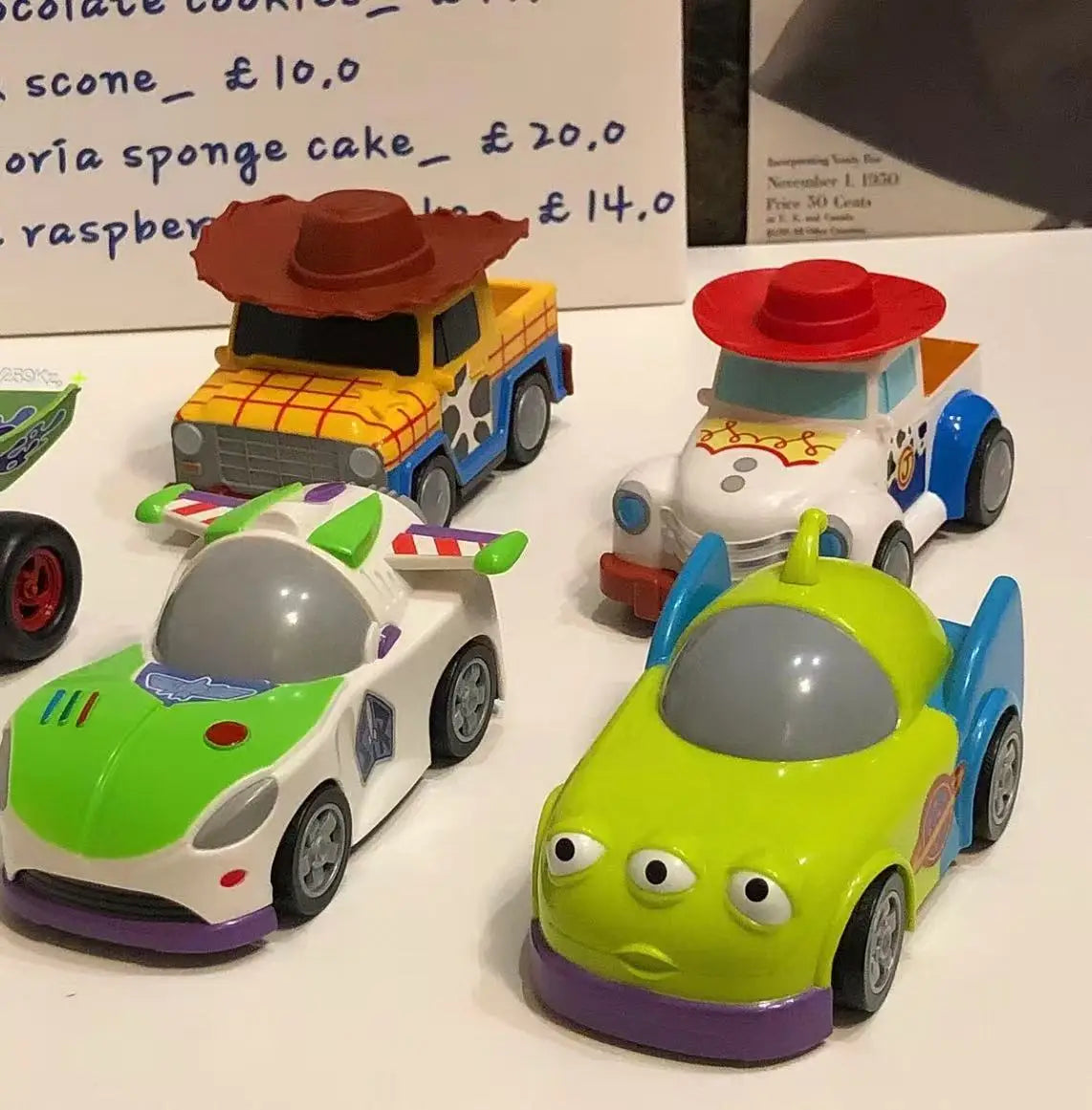 Buzz Lightyear & Woody Collectible Figure Set — Desktop Toy Model Ornament for Kids & Collectors